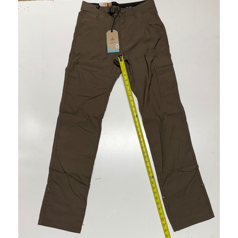Prana Stretch Rollup Zion Cargo Pants Men's 28x36 Brown Cargo Outdoor Hiking‎